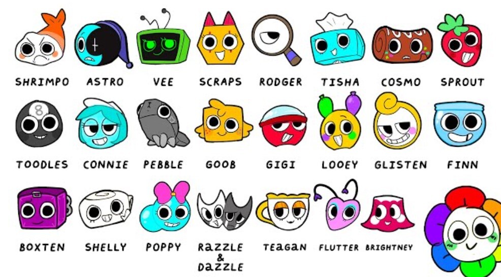 Dandy’s World Characters