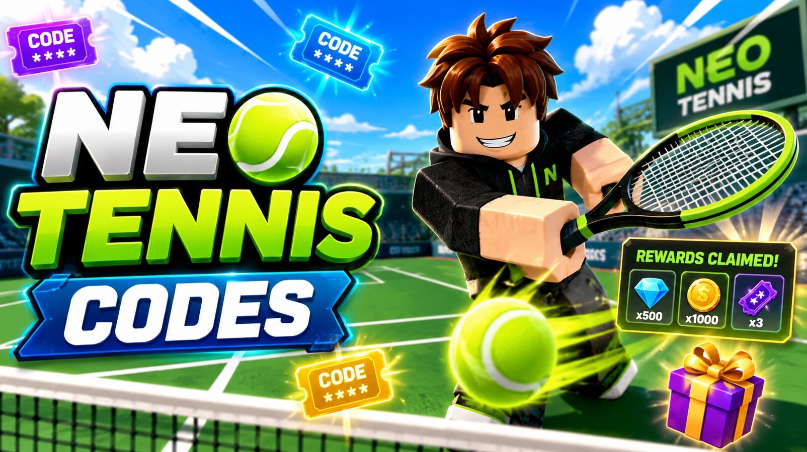 Neo Tennis Codes (September 2026)