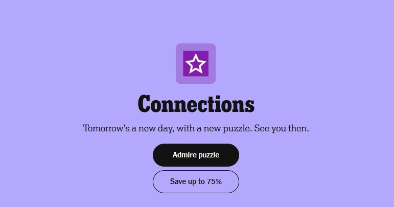 NYT Connections