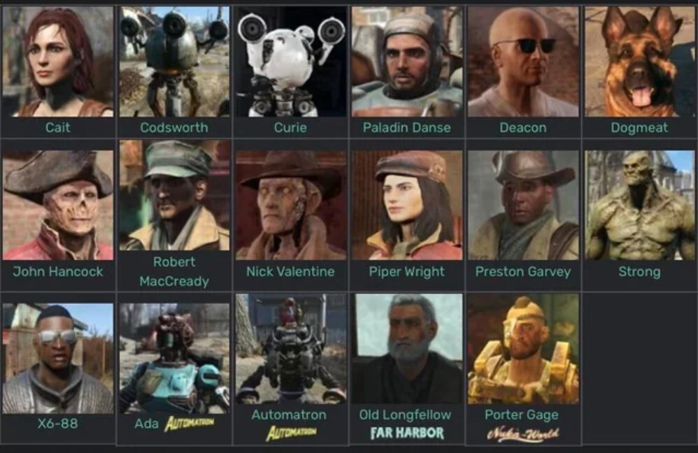 Fallout 4 Companions