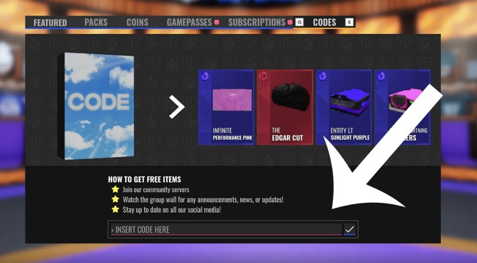 Universe Football Codes