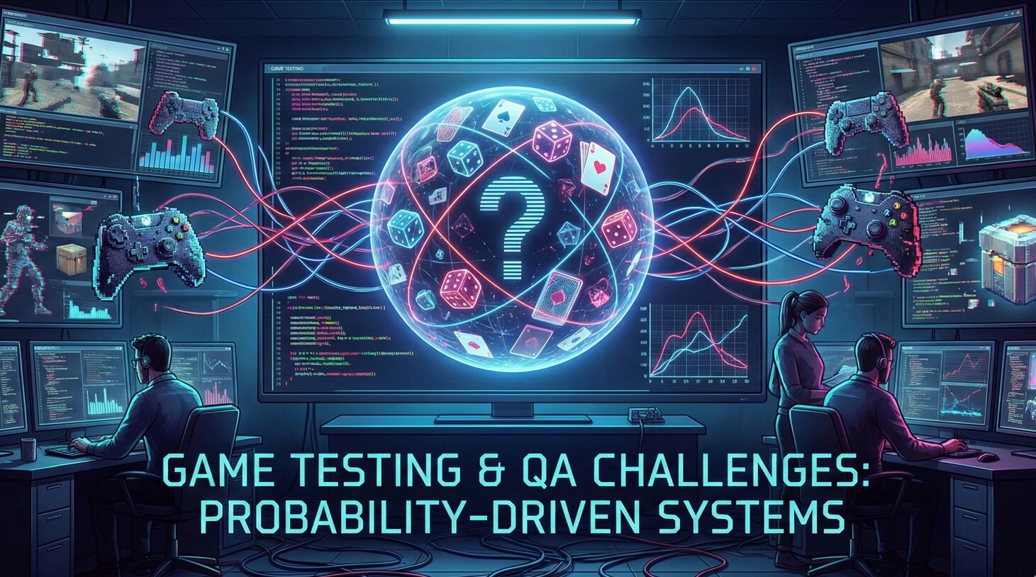 Game Testing and QA Challenges in Probability-Driven Systems