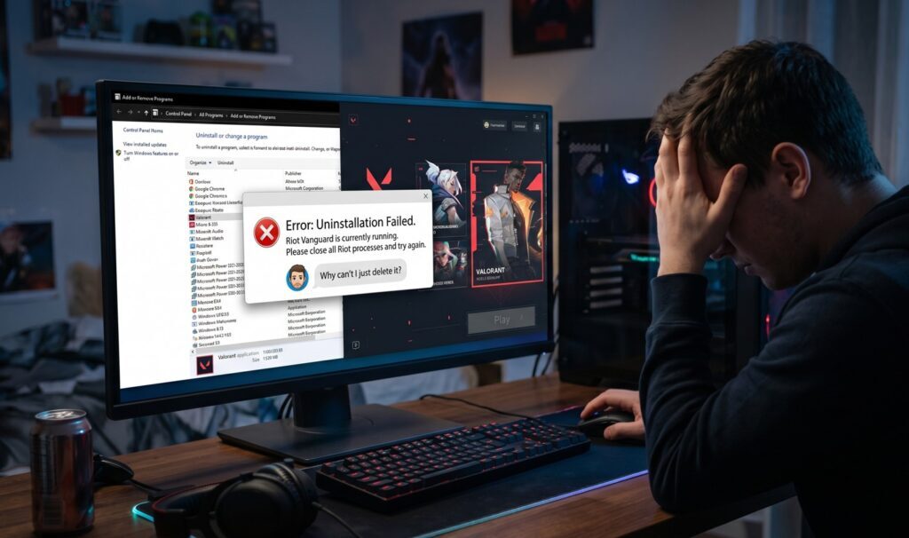 Why Can't I Uninstall Valorant