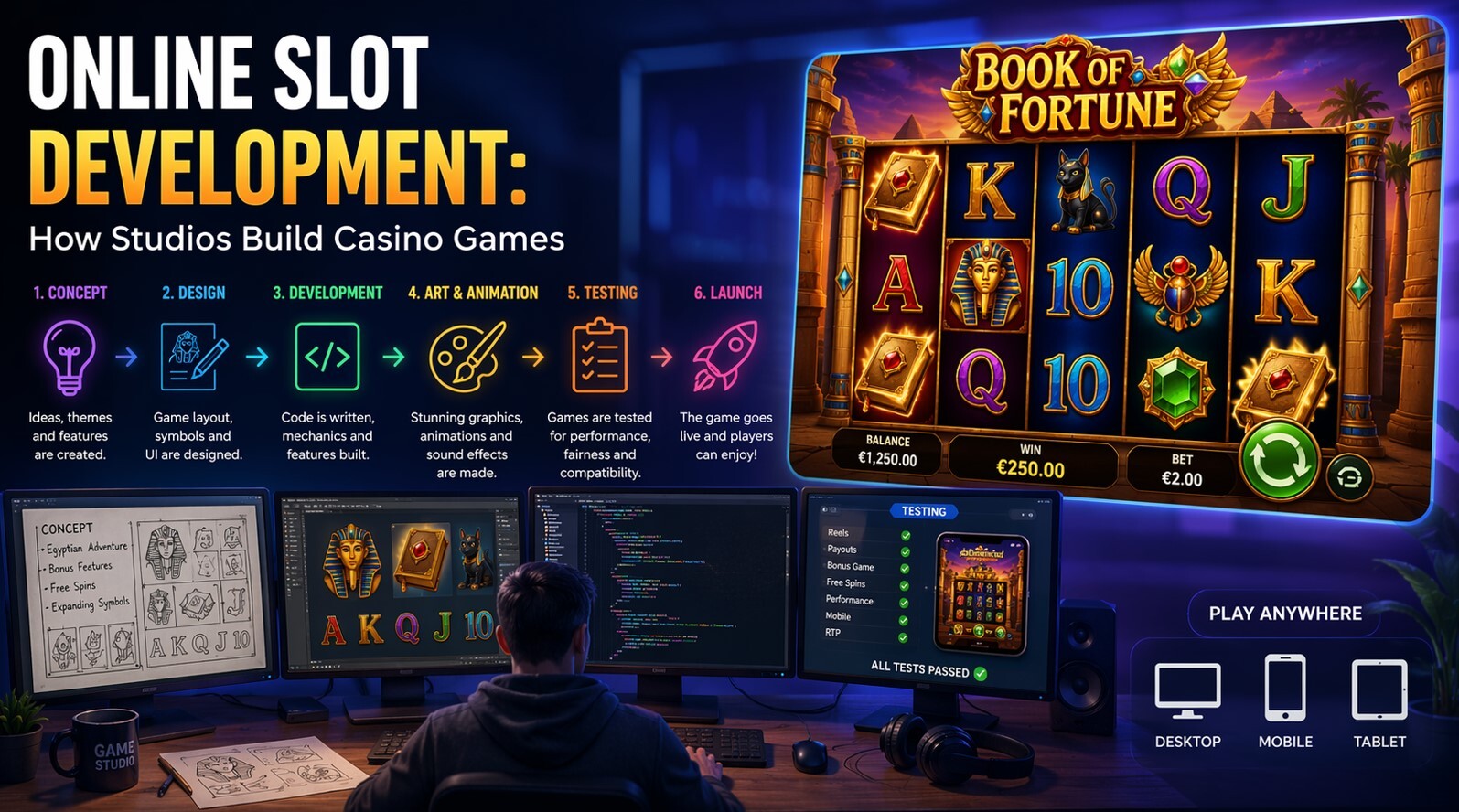 Online Slot Development: How Studios Build Casino Games