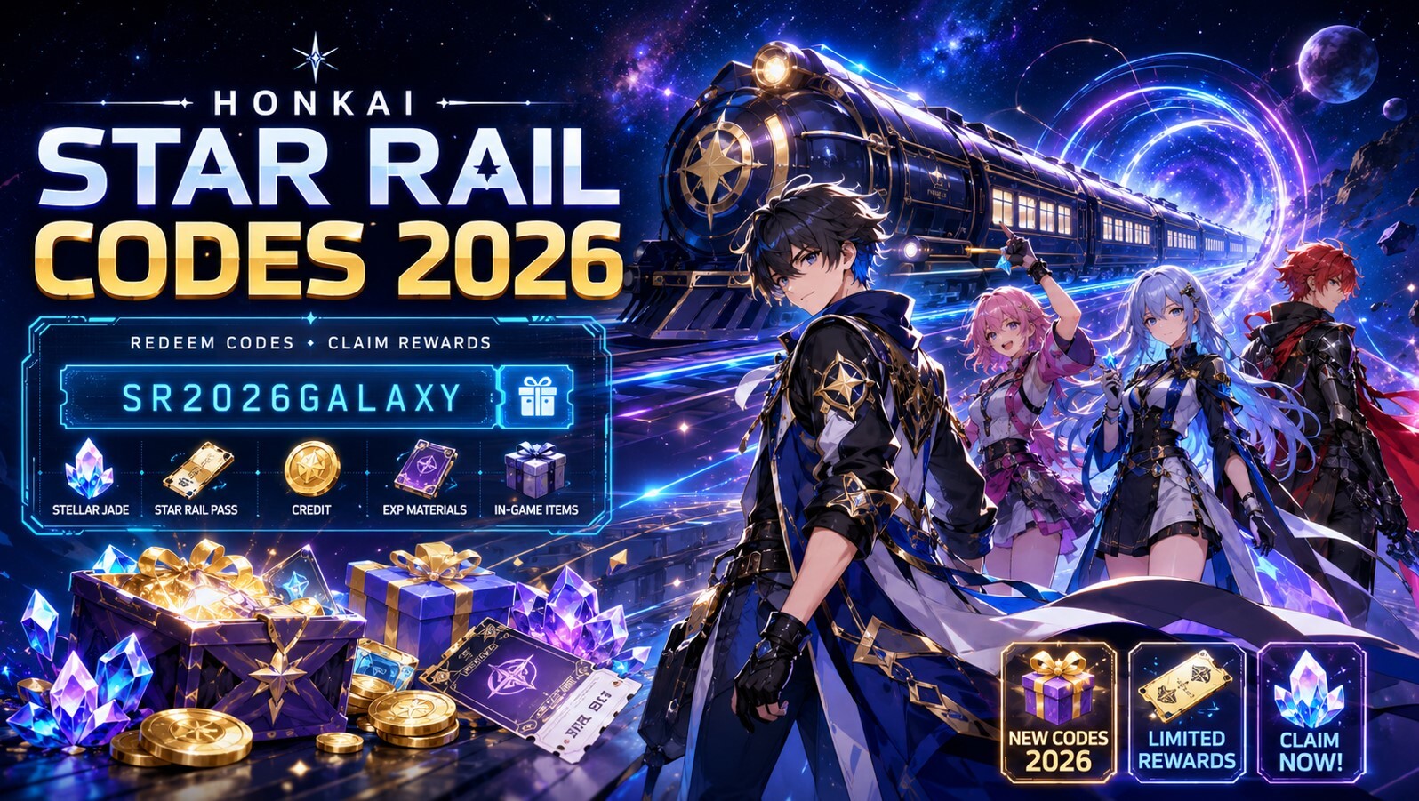 Honkai Star Rail Codes (June 2026)