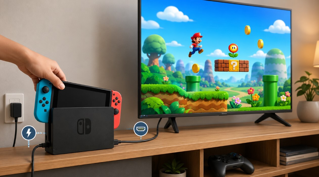How to Connect Switch to TV: Both Models, Zero Fuss