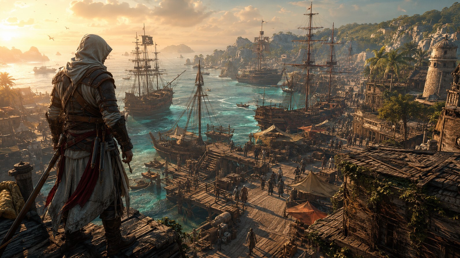 Pirate Port Life in Assassin’s Creed Black Flag Resynced