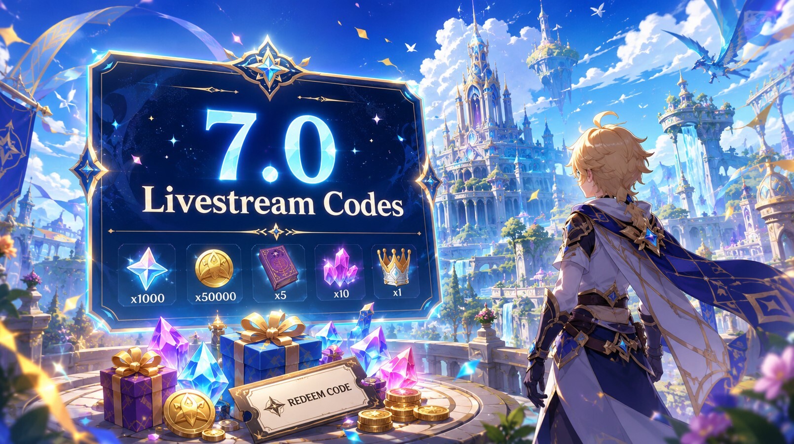 Genshin Impact 7.0 Livestream Codes (August 2026)